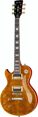 Harley Benton SC-550LH Paradise Amber Flame
