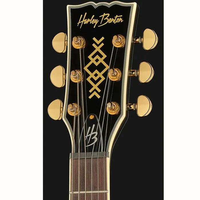 Harley Benton SC-Custom III P90 Black w/Bag – photo 8