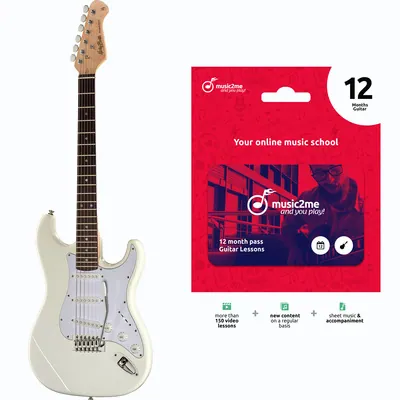 Harley Benton ST-20 WH Standard Serie Bundle