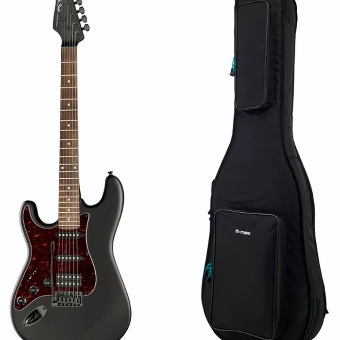 Harley Benton ST-20HSS LH SBK w/Bag – photo 2