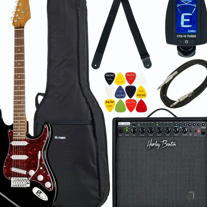 Harley Benton ST-62BK Hot Rod Bundle – photo 2