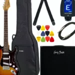 Avis guitare électrique Harley Benton ST-62SB DNAFX AmP20 Set