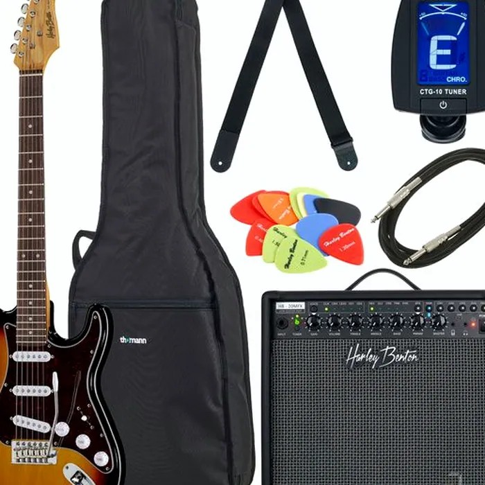 Harley Benton ST-62SB Vintage Series Bundle – photo 2