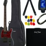Avis guitare électrique Harley Benton TE-20 HH SBK DNAFX AmP20 Set