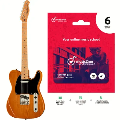 Harley Benton TE-52 NA Vintage Series Bundle