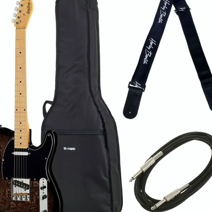 Harley Benton TE-70 Black Paisley Bundle – photo 2