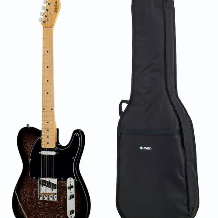 Harley Benton TE-70 Black Paisley w/Bag – photo 2