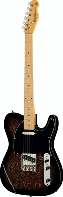 Harley Benton TE-70 Black Paisley