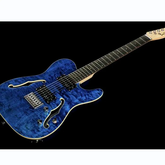 Harley Benton TE-90QM HH Trans Blue – photo 11