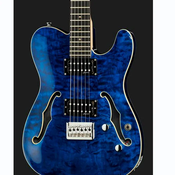 Harley Benton TE-90QM HH Trans Blue – photo 6
