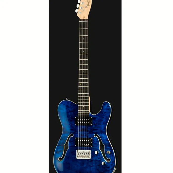 Harley Benton TE-90QM HH Trans Blue Bundle – photo 4