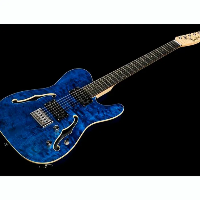 Harley Benton TE-90QM HH Trans Blue Bundle – photo 8
