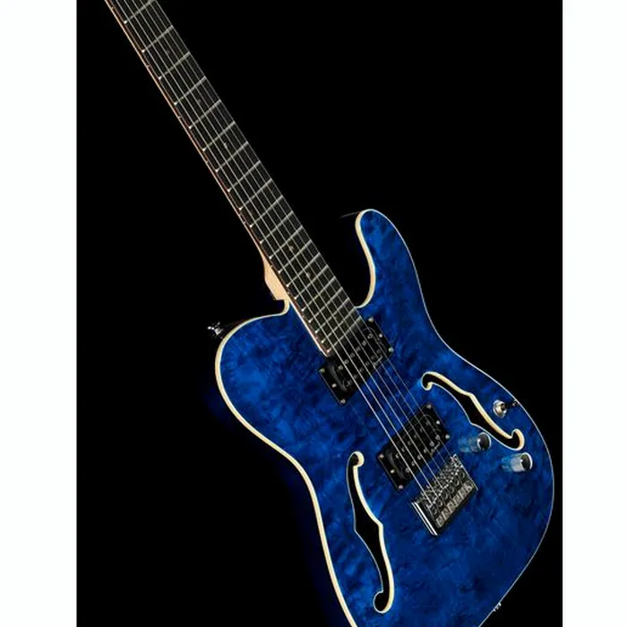 Harley Benton TE-90QM HH Trans Blue Bundle – photo 9