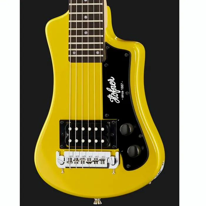 Höfner Shorty Guitar Yellow – photo 6