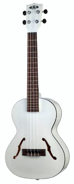 Kala Archtop Tenor Ukulele White