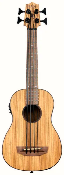 Kala U-Bass Zebrawood 4 NT