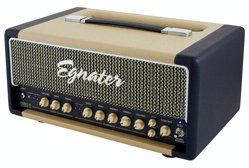 La tête d'ampli pour guitare électrique Egnater Rebel-30 Mark II