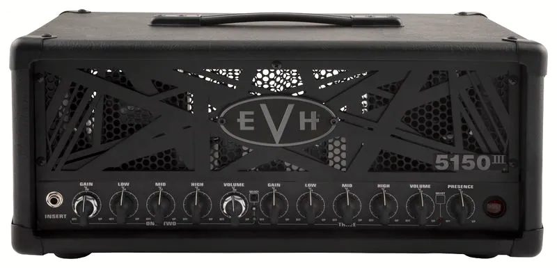 La tête d'ampli pour guitare électrique Evh 5150 III 50 W 6L6 Head Stealth