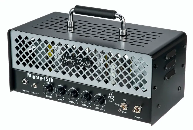La tête d'ampli pour guitare électrique Harley Benton Mighty-15TH