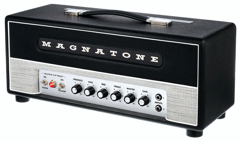 La tête d'ampli pour guitare électrique Magnatone Super Fifteen Head