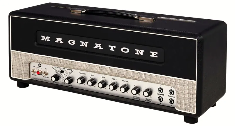 La tête d'ampli pour guitare électrique Magnatone Super Fifty-Nine MKI Head