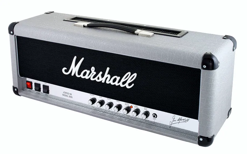 La tête d'ampli pour guitare électrique Marshall 2555X Silver Jubilee