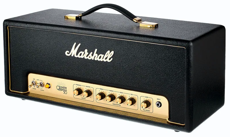 La tête d'ampli pour guitare électrique Marshall Origin 50H Head