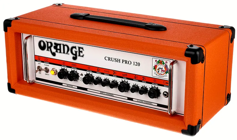 La tête d'ampli pour guitare électrique Orange Crush CR120H