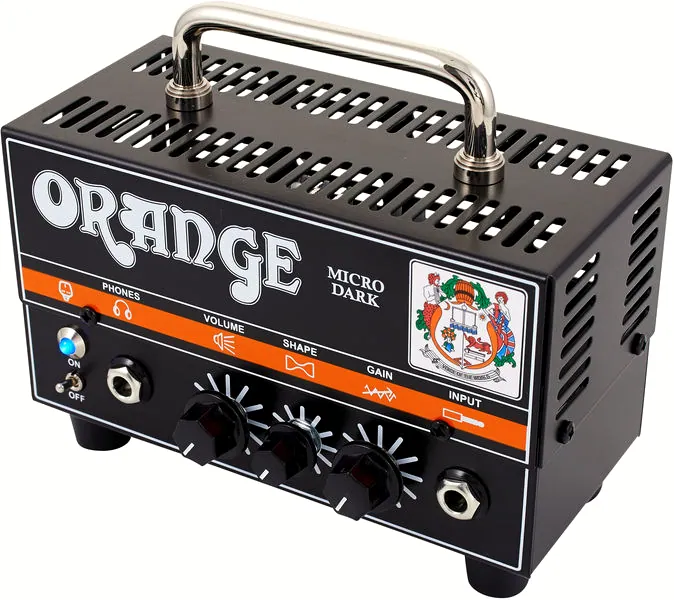 La tête d'ampli pour guitare électrique Orange Micro Dark