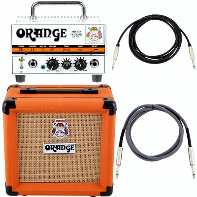 La tête d'ampli pour guitare électrique Orange Micro Terror Bundle