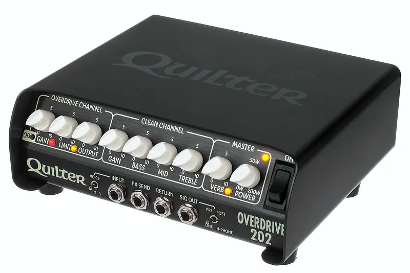 La tête d'ampli pour guitare électrique Quilter Overdrive 202