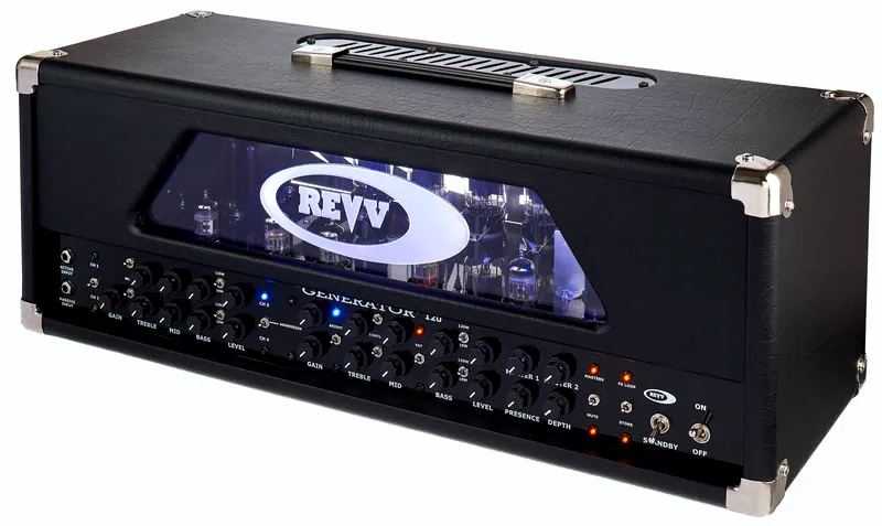 La tête d'ampli pour guitare électrique Revv Generator 120w MK II BK