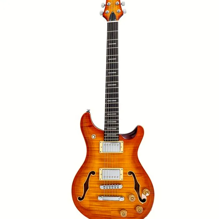 Larry Carlton Q7 Hollow Amber Burst – photo 2
