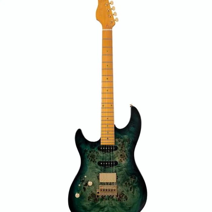 Larry Carlton S10 HSS Transparent Green LH – photo 2