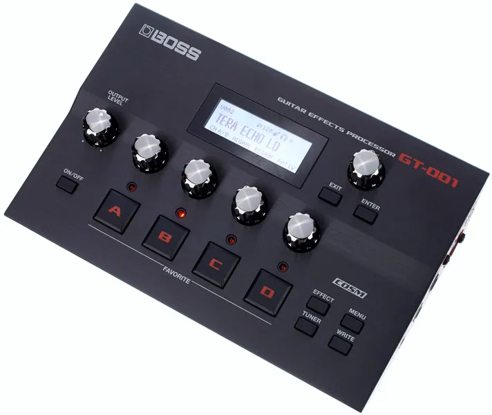 Le préamp pour guitare électrique Boss GT-001
