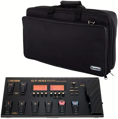 Le préamp pour guitare électrique Boss GT-100 Bundle