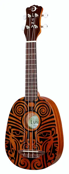 Luna Guitars Uke Tribal Pineapple