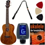 Le ukulélé Luna Guitars Ukulele Concert Tattoo Set G | Test, Avis & Comparatif