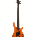 Avis basse électrique Mayones Guitars Ori Enji 5 Kitsune Orange