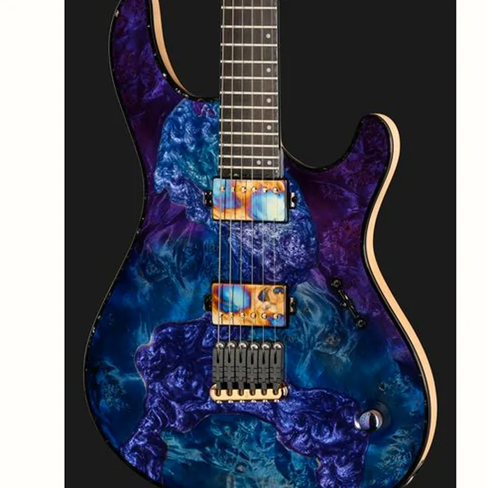 Mayones Guitars Regius 6 Purple Resin NAMM'26 – photo 6
