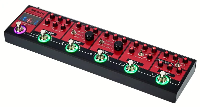 Le préamp pour guitare électrique Mooer Red Truck