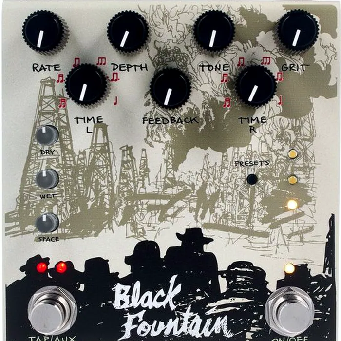 Old Blood Noise Endeavors Black Fountain Stereo Delay CR – photo 8