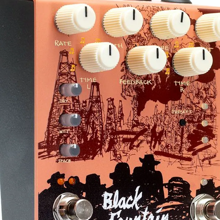 Old Blood Noise Endeavors Black Fountain Stereo Delay TE – photo 4