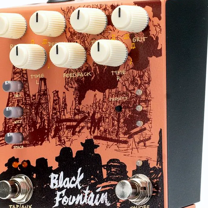 Old Blood Noise Endeavors Black Fountain Stereo Delay TE – photo 5