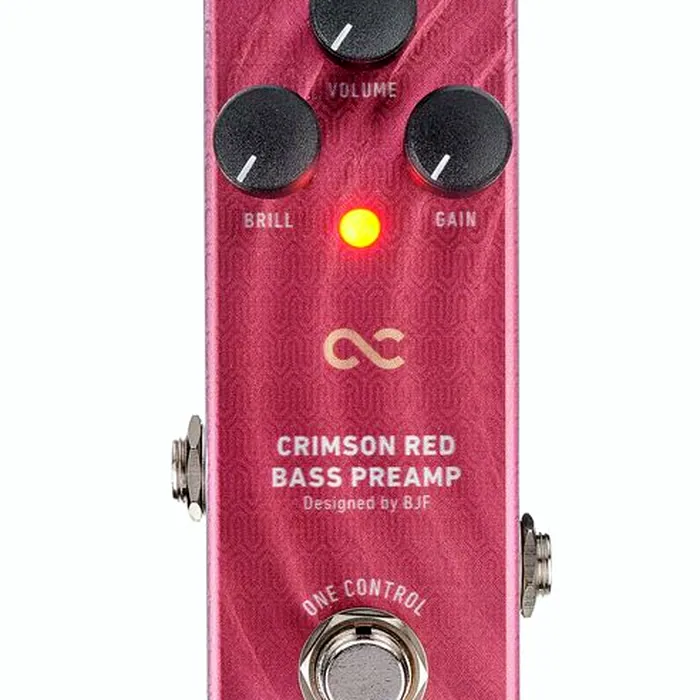 One Control Crimson Red Bass Preamp – photo 8