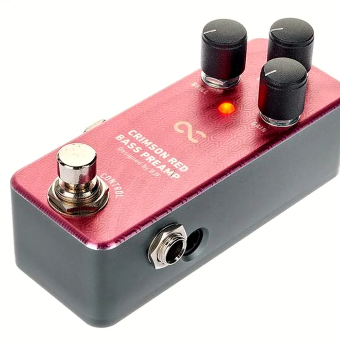One Control Crimson Red Bass Preamp – photo 11