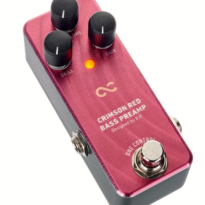 One Control Crimson Red Bass Preamp – photo 6