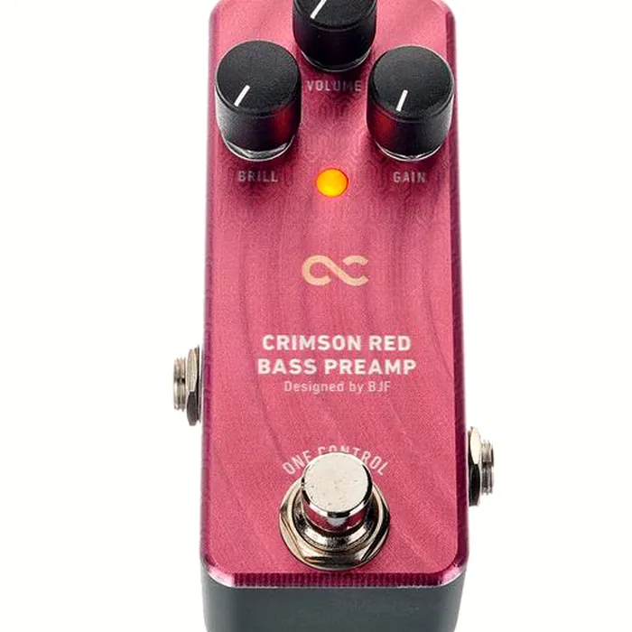 One Control Crimson Red Bass Preamp – photo 5