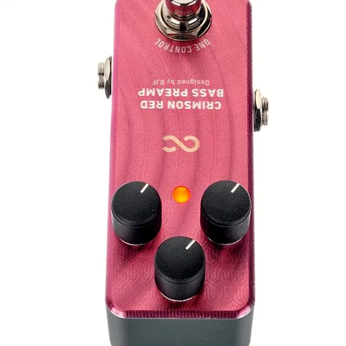 One Control Crimson Red Bass Preamp – photo 7