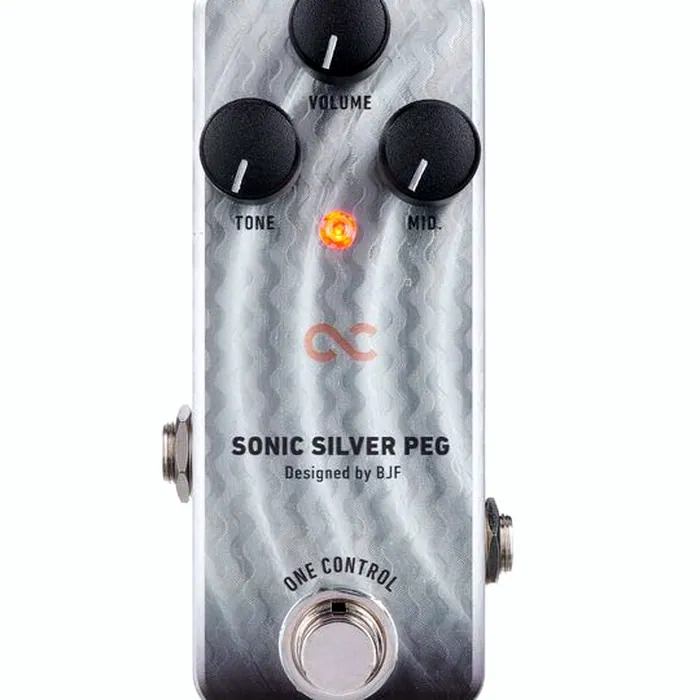 One Control Sonic Silver Peg - Bass Preamp – photo 8